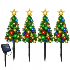 choinki-solarne-led-4-szt-80-diod-kolorowe-platki-sniegu-ip65-ogrodowe