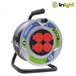 przedluzacz-bebnowy-linlight-ebe25-25m-4-gniazda-16a