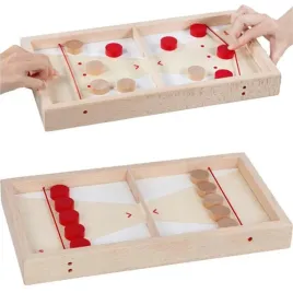 goki-drewniana-gra-zrecznosciowa-super-puck-i-curling-2w1-planszowa