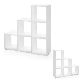 polka-schodkowa-vicco-szafka-6-przegrodek-wolnostojaca-biala-ksiazki-29-cm
