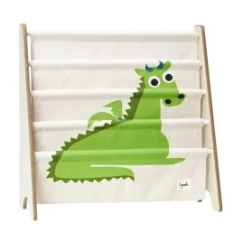 3-sprouts-stojak-na-ksiazki-smok-green-dla-dzieci-organizer-drewniany