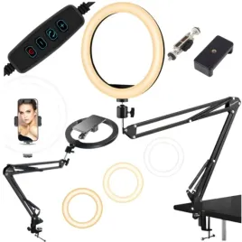 lampa-led-pierscieniowa-do-zdjec-statyw-ring-uchwyt-na-telefon-pilot-selfie-vlogow-i-makijazu-regulacja-jasnosci-oraz-temperatury-barwowej-usb