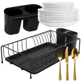 suszarka-do-naczyn-stojaca-mala-ociekacz-do-naczyn-do-szafki-maly-czarny-metalowa-jednopoziomowa-na-talerze-i-sztucce-375-x-22-cm