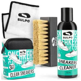zestaw-do-czyszczenia-sneakersow-sulpo-plyn-szczotka-mikrofibra-etui-pianka-aerozolowa-szampon-mycie-obuwia