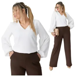 bluzka-elegancka-z-bufiastymi-rekawami-polski-producent-duze-rozmiary-bawelniana-biala-dekolt-v-luzny-kroj-rozmiar-44