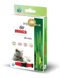 obroza-dla-kota-pchelka-r-30-cm-odcienie-czerwieni-na-pchly-i-kleszcze-z-elementami-odblaskowymi