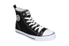 american-club-lh70-oryginalne-wysokie-trampki-tenisowki-damskie-czarne-38-buty-tekstylne-sznurowane-wkladka-249-cm