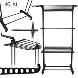 suszarka-na-pranie-pionowa-stojaca-na-ubrania-do-prania-skladana-czarna-xxl-wiezowa-z-kolkami-regulowana-70120-cm-udzwig-30-kg-balkonowa