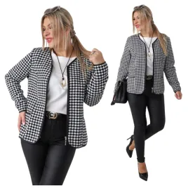 modny-zakiet-damski-elegancka-marynarka-polski-producent-duze-rozmiary-bawelna-geometryczny-wzor-zamek-do-biura