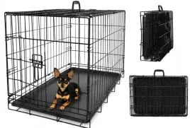 klatka-dla-psa-do-samochodu-transportowa-kennel-metalowa-50x35x42-s-20-kojec-podrozny-stal-proszkowana-z-podloga-na-zewnatrz