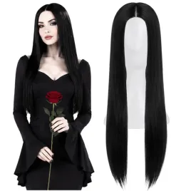 peruka-wlosy-dlugie-czarne-morticia-addams-przebranie-halloween-w106-damska-cosplay-na-karnawal-bal-przebierancow