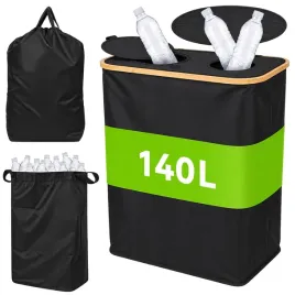 kosz-na-butelki-kaucyjne-zwrotne-pokrywa-antyzapachowa-pojemnik-torba-140l-do-segregacji-odpadow-plastik-szklo-metal-aluminium-2-komorowy