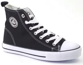 trampki-wysokie-american-club-za-kostke-oryginalne-tenisowki-czarne-44-buty-z-tkaniny-sznurowane-wkladka-28-cm