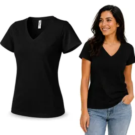 t-shirt-damski-bawelniany-sol-s-koszulka-damska-wysoka-jakosc-czarna-bluzka-z-dekoltem-v-rozmiar-xs-gladka