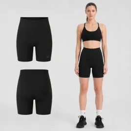 kolarki-damskie-4f-legginsy-krotkie-spodenki-na-lato-xs-f031-ss26-bawelniane-czarne-do-fitnessu-i-treningu