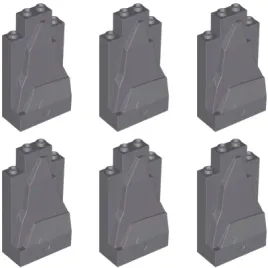 lego-skala-kamien-panel-2x4x6-ciemny-szary-4513326-47847-6szt-element-do-makiet-scenerii-gorskiej-i-jaskini-dekoracja-terenu