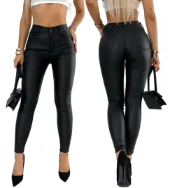 goodies-damskie-spodnie-modelujace-woskowane-skora-push-up-black-elegancki-fason-sredni-stan-gladkie-rozmiar-36