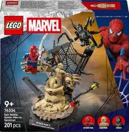 lego-marvel-76334-epicka-bitwa-spider-man-kontra-sandman-klocki-konstrukcyjne-zestaw-dla-dzieci-9-201-elementow-superbohaterowie