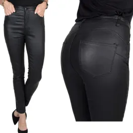 dopasowane-spodnie-damskie-woskowane-skora-black-wysoki-stan-rozmiar-34-do-codziennych-stylizacji