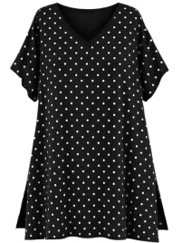 luzna-swobodna-bluzka-tunika-grochy-groszki-52-54-6xl-7xl-odziez-damska-wiskozowa-dekolt-v-czarna