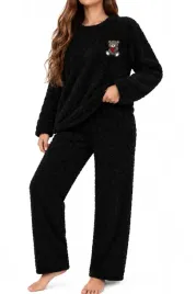 pizama-damska-pluszowa-ciepla-miekka-z-misiem-2-czesciowa-kolory-r-xl-2xl-odziez-nocna-komplet-do-spania-poliestrowa-bez-wzoru