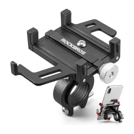 uchwyt-rowerowy-na-telefon-rockbros-699-bk-mocny-stabilny-czarny-mocowanie-smartfona-motocyklowe-aluminiowe-na-kierownice