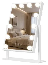 lustro-12led-podswietlane-30x40-cm-kosmetyczne-do-makijazu-hollywood-lusterko-na-toaletke-wizaz-pielegnacja-twarzy-stojace-prostokatne