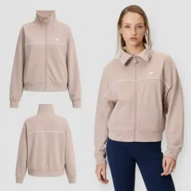 bluza-damska-dresowa-4f-sportowa-treningowa-na-co-dzien-l-f2174-ss26-bawelniana-bezowa-gladka-odziez-casual