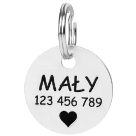 maly-okragly-identyfikator-adresowka-malego-psa-kota-kolko-metal-grawer-zawieszka-do-obrozy-blaszka-z-danymi-srebrna-25-mm