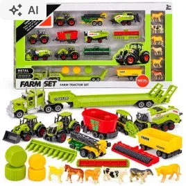 duzy-zestaw-maszyn-rolniczych-farma-traktor-kombajn-tir-przyczepy-zwierzeta