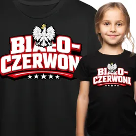 koszulka-dziecieca-bialo-czerwoni-polska-kibic-z-nadrukiem-dla-dziewczynki
