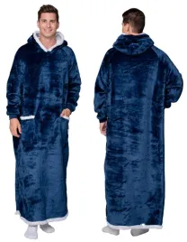 koc-bluza-oversize-do-kostek-gruba-kocobluza-xxl-granatowa-futrzak-kaptur-polarowa-narzutka-domowa-damska-dlugi-rekaw-wkladana-przez-glowe