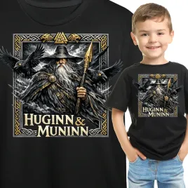 koszulka-dziecieca-huginn-i-muninn-wiking-mitologia-z-nadrukiem-dla-chlopca