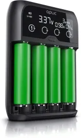 csl-uniwersalna-ladowarka-do-akumulatorkow-18650-aa-aaa-lcd-usb-c-czarna