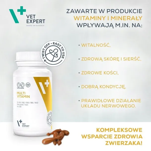 vet-expert-multivitamin-50-kaps-preparat-witaminowo-mineralny-dla-psow-i-k-stan-nowy