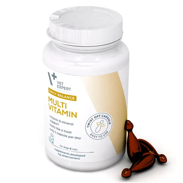 vet-expert-multivitamin-50-kaps-preparat-witaminowo-mineralny-dla-psow-i-k-stan-nowy