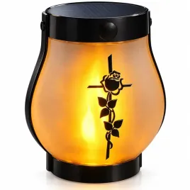 znicz-solarny-led-lampion-na-grob-statuetka-na-cmentarz-roza-krzyz-nagrobny