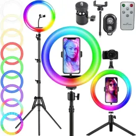 lampa-pierscieniowa-led-ring-rgb-ze-statywem-do-zdjec-filmow-selfie-makijaz-oswietlenie-fotograficzne-pilot-regulacja-jasnosci-i-barwy-3200-5500-k