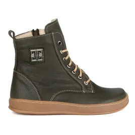 buty-damskie-zimowe-barefoot-skorzane-b18-zielone