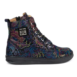 buty-damskie-zimowe-barefoot-skorzane-b18-czarne-kwiaty