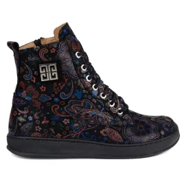 buty-damskie-zimowe-barefoot-skorzane-b18-czarne-kwiaty