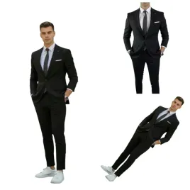garnitur-spodnie-kant-czarny-sportowo-elegancki-studniowka-slim-r-52-34-l-odziez-meska-bawelniana-bez-wzoru-stroj-na-wesele
