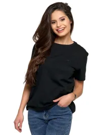 koszulka-damska-premium-line-t-shirt-krotki-rekaw-bawelniana-moraj-s-czarna-gladka-z-okraglym-dekoltem-5percent-elastanu