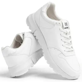 buty-sportowe-damskie-trampki-sneakersy-biale-matowe-wygodne-modne-axim-39-obuwie-z-ekoskory-wkladka-255-cm