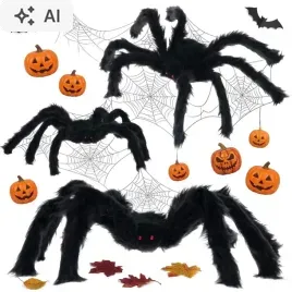 duzy-pajak-halloween-50-cm-czarny-wlochaty-dekoracja-ozdoba-na-impreze