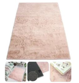 dywan-krolicze-futerko-puszysty-miekki-futrzany-do-salonu-80x120-cm-rozowy-prostokatny-jednobarwny-z-poliestru-dekoracja-podlogi