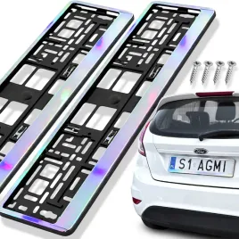 2x-ramka-ramki-pod-tablice-rejestracyjne-do-tablicy-chrom-kameleon-oprawki-samochodowe-mocowanie-numeru-pojazdu