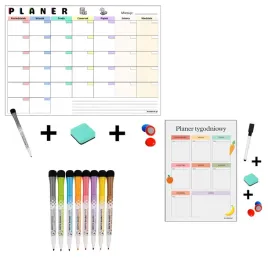 planer-magnetyczny-a3-planer-a4-markery-gabki-magnesy-organizacja-zadan-harmonogram-domowy-tablica-na-lodowke