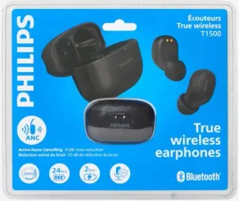 philips-t1500-sluchawki-bezprzewodowe-tws-bluetooth-anc-mikrofon-czarne-douszne-do-telefonu-zestaw-sluchawkowy-z-redukcja-szumow
