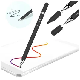 rysik-do-tableta-telefonu-stylus-pen-pasywny-uniwersalny-3w1-dlugopis-dotykowy-z-wymienna-koncowka-aluminiowy